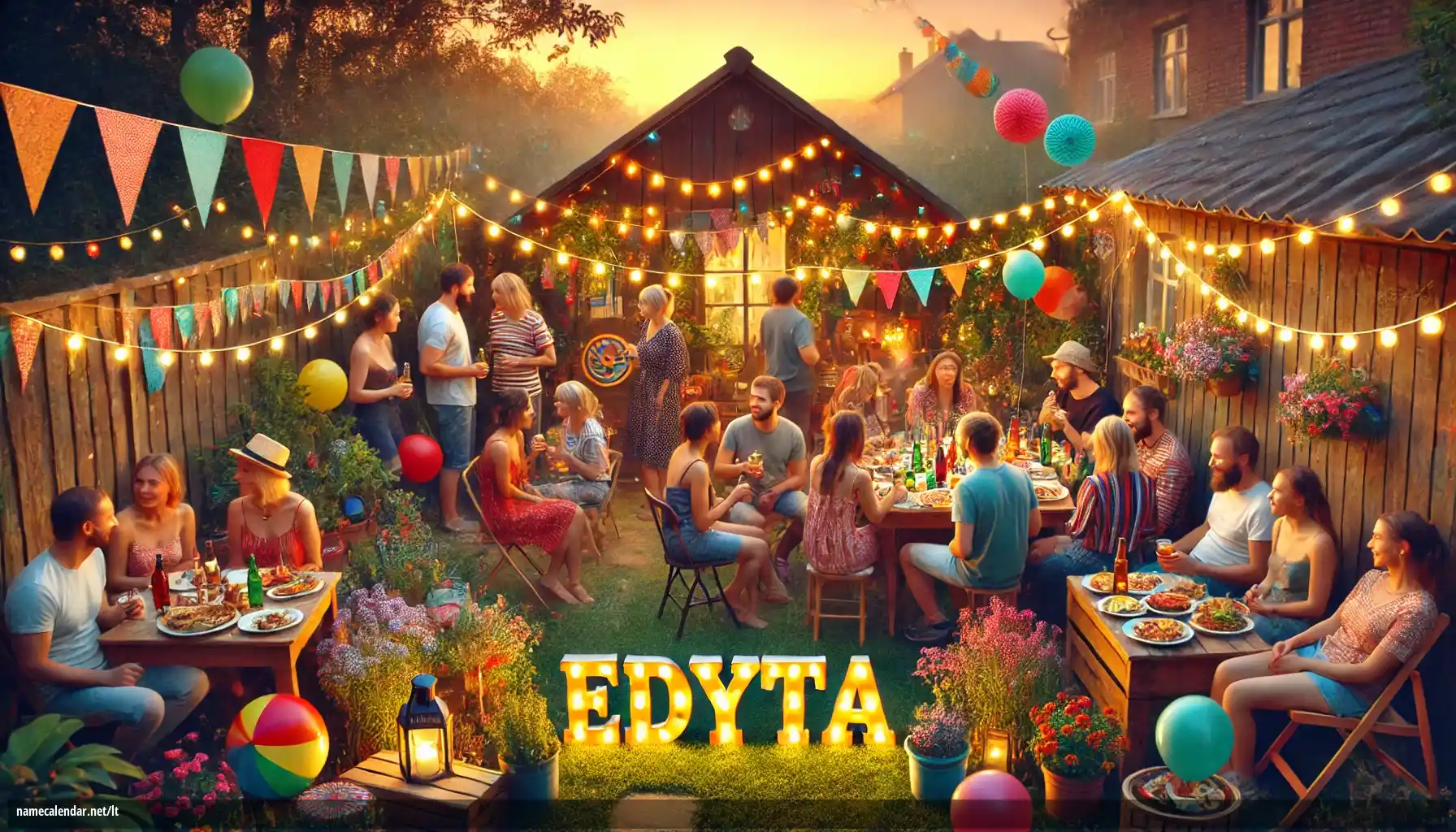 Vardadienio ir vardo šventimas - Edyta