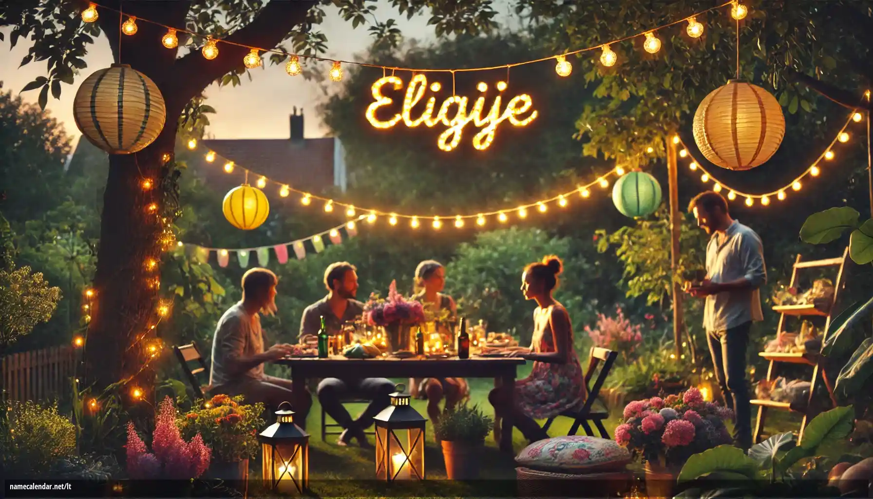 Vardadienio ir vardo šventimas - Eligije