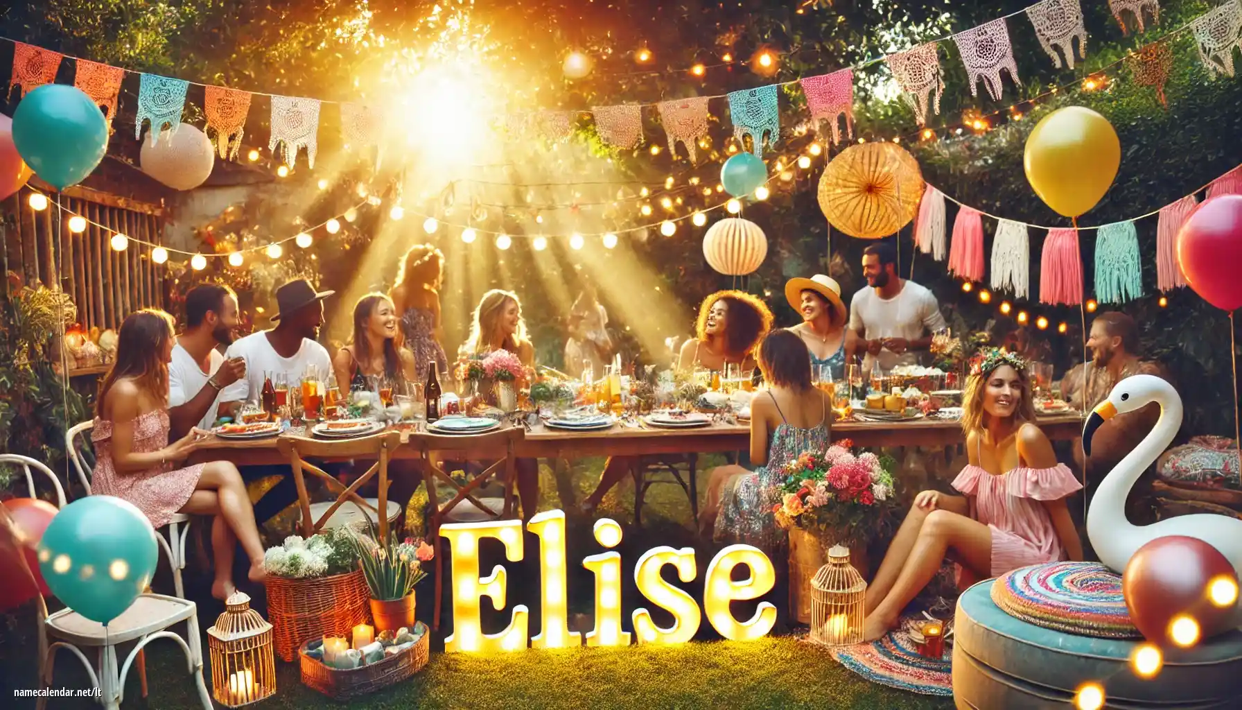 Vardadienio ir vardo šventimas - Elise