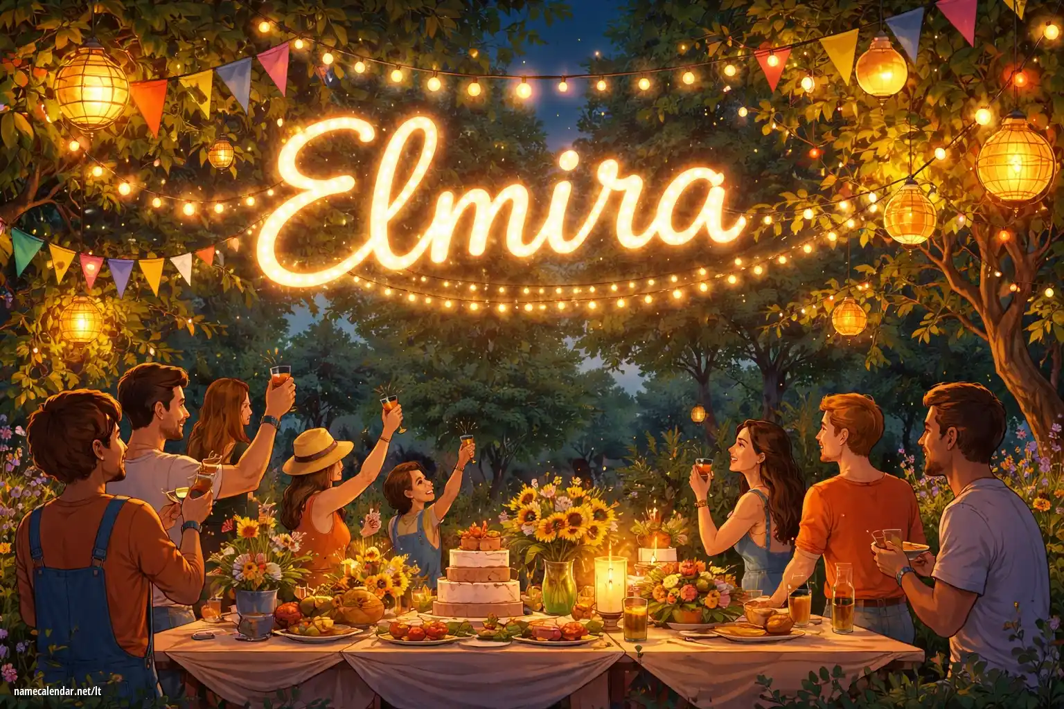 Vardadienio ir vardo šventimas - Elmira