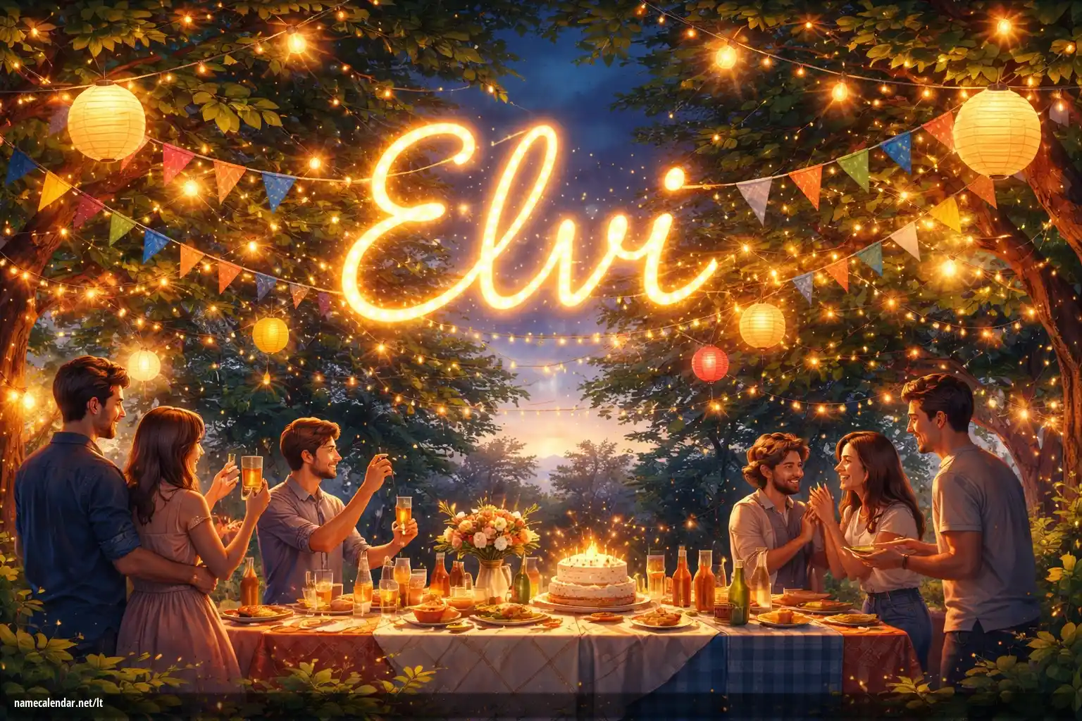 Vardadienio ir vardo šventimas - Elvi