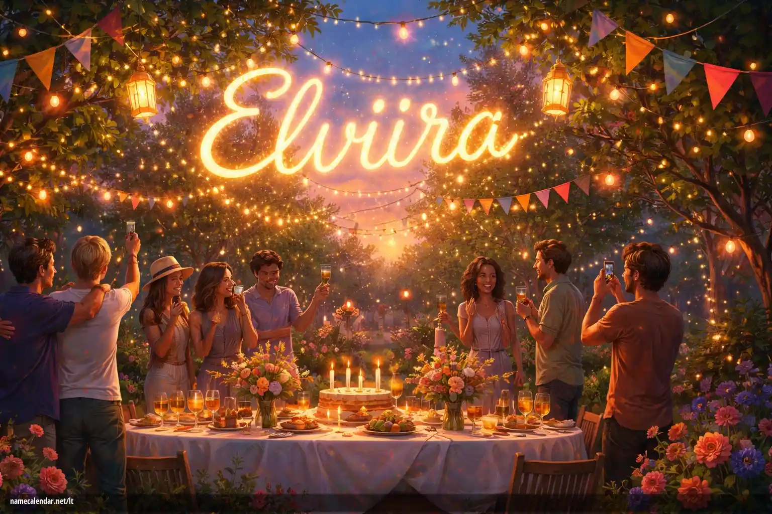 Vardadienio ir vardo šventimas - Elviira