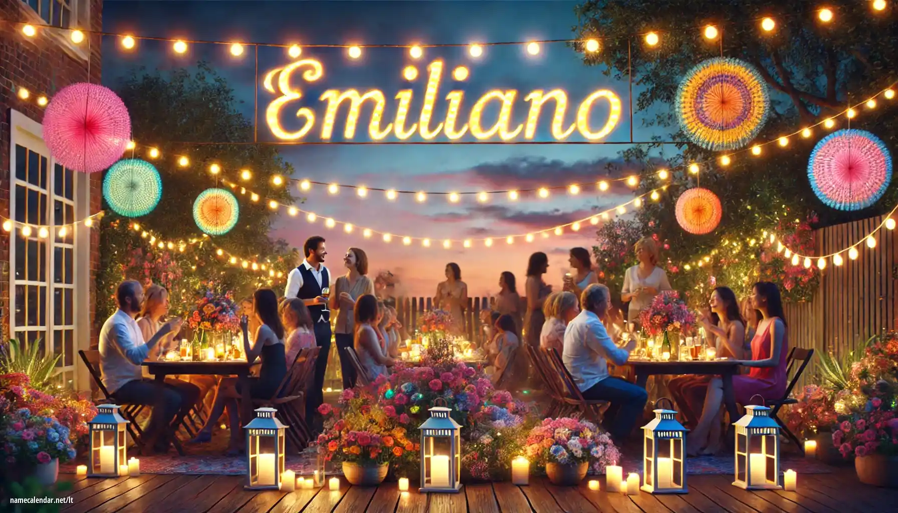 Vardadienio ir vardo šventimas - Emiliano