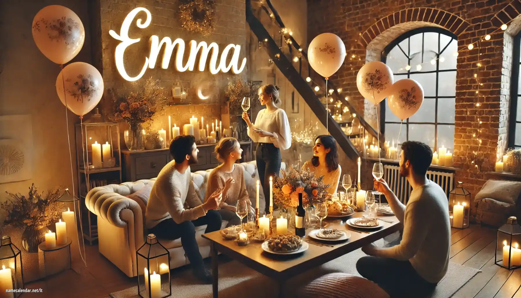 Vardadienio ir vardo šventimas - Emma