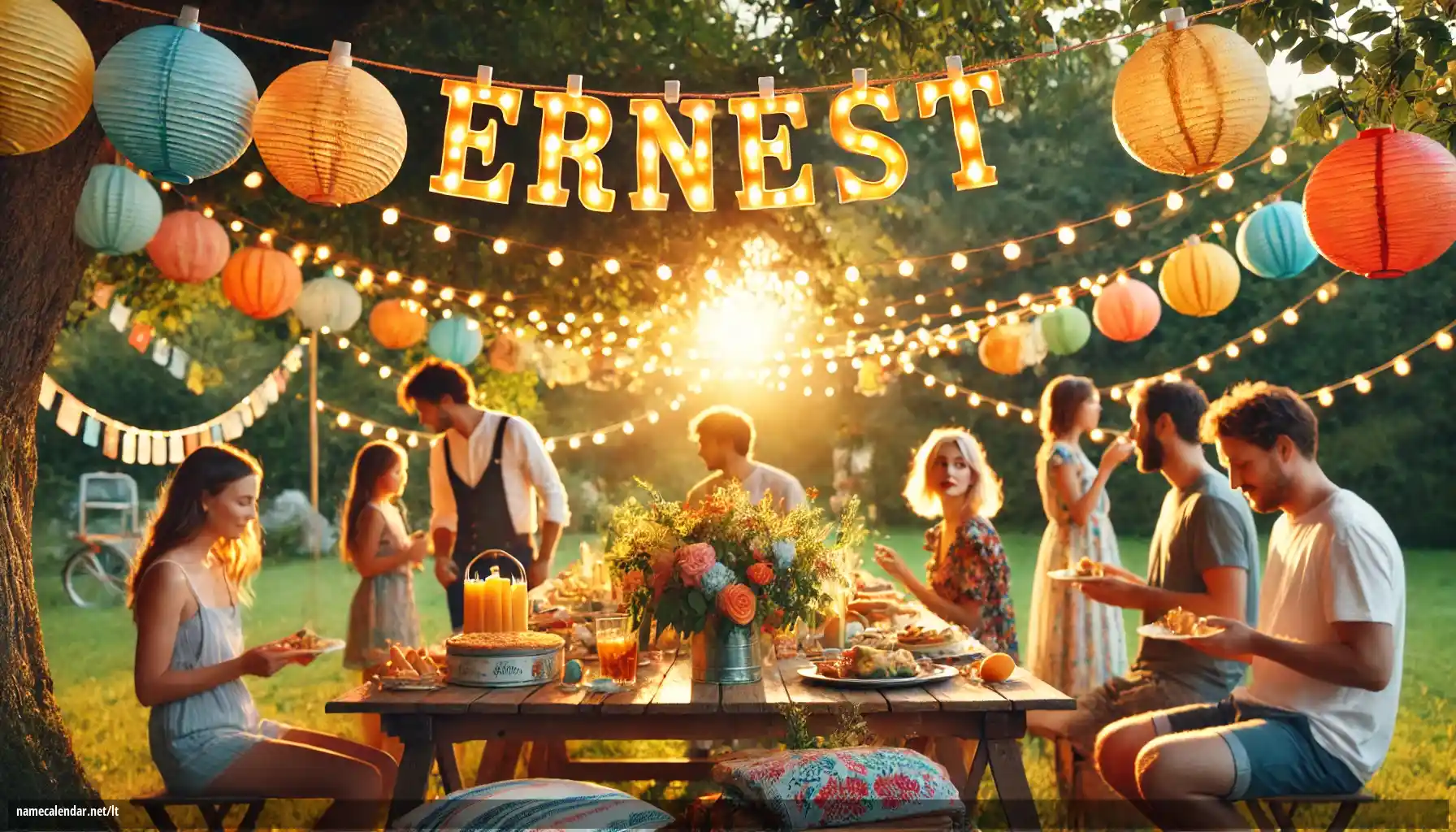 Vardadienio ir vardo šventimas - Ernest