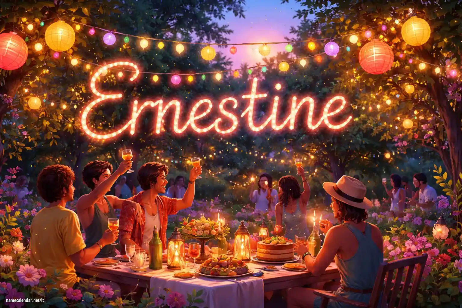 Vardadienio ir vardo šventimas - Ernestine