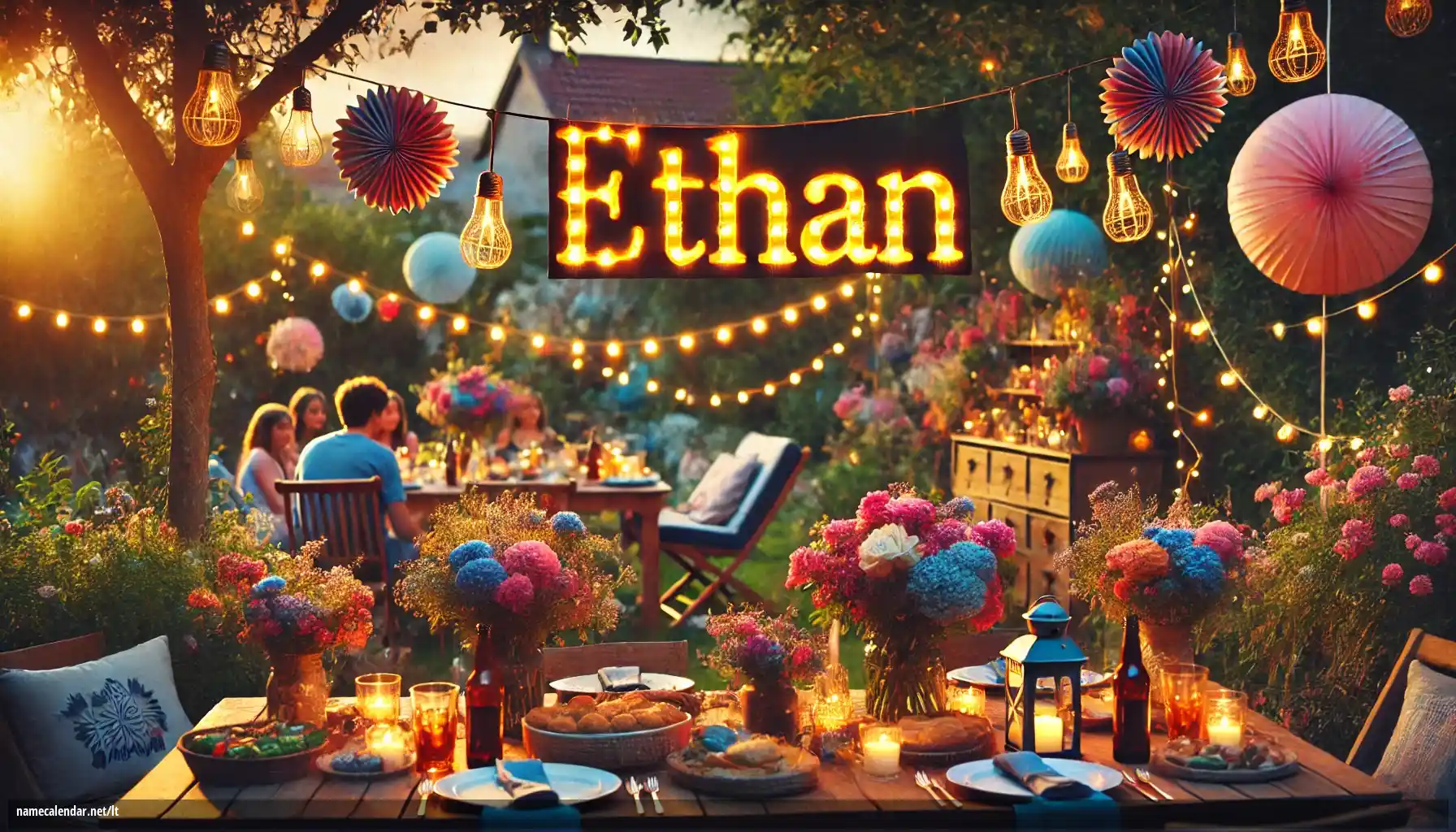 Vardadienio ir vardo šventimas - Ethan