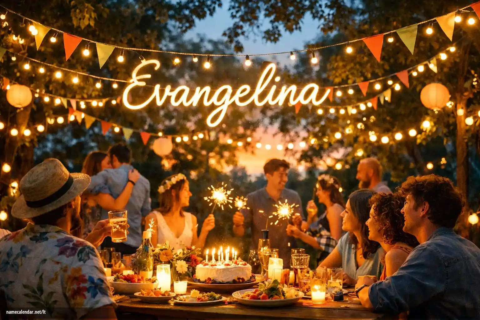 Vardadienio ir vardo šventimas - Evangelina