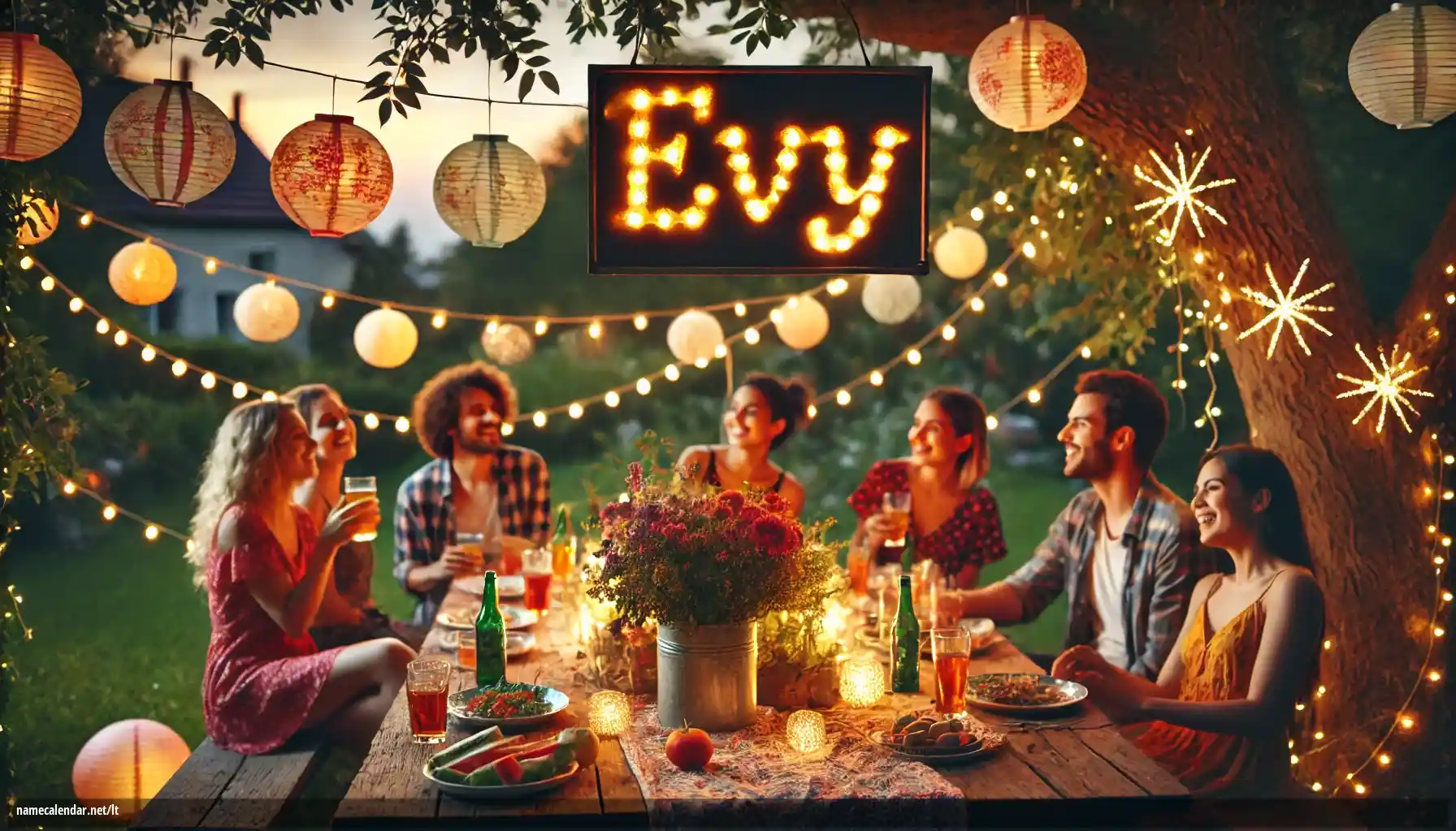 Vardadienio ir vardo šventimas - Evy