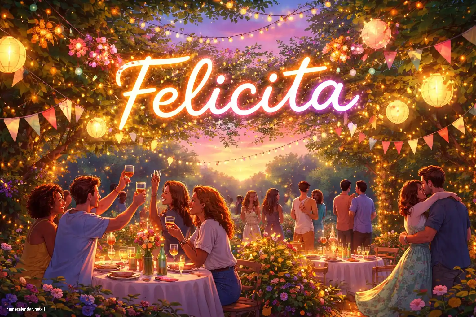 Vardadienio ir vardo šventimas - Felicita