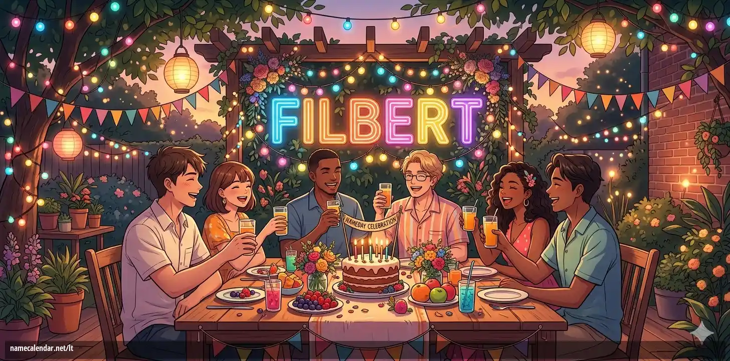 Vardadienio ir vardo šventimas - Filbert