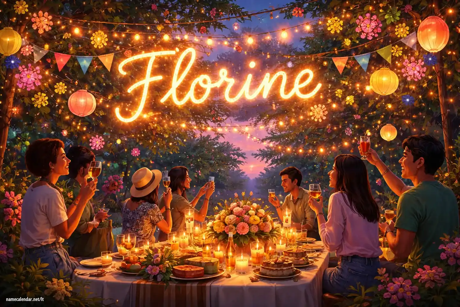 Vardadienio ir vardo šventimas - Florine