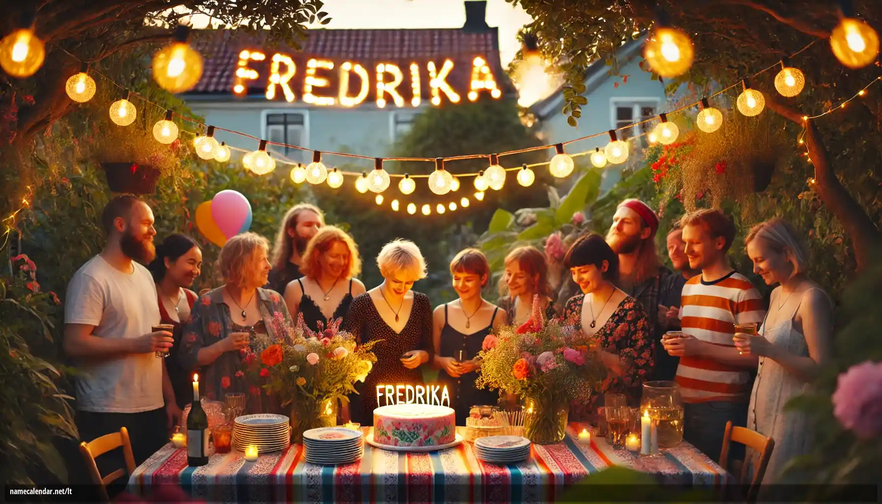 Vardadienio ir vardo šventimas - Fredrika