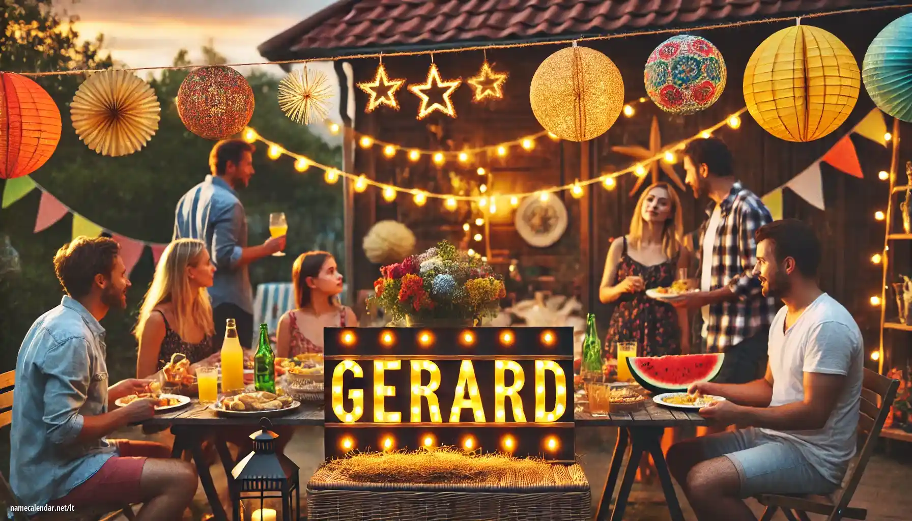 Vardadienio ir vardo šventimas - Gérard