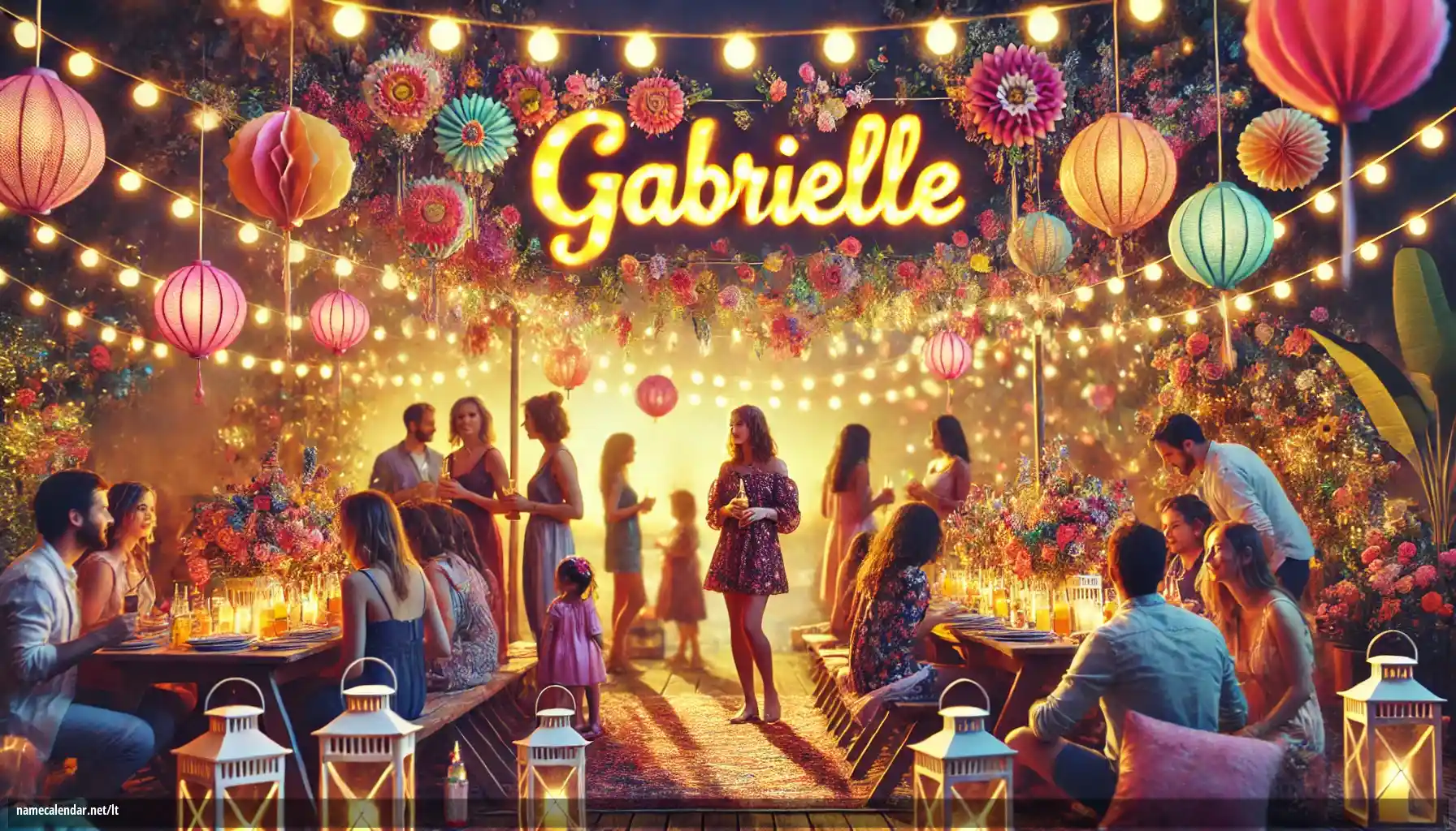 Vardadienio ir vardo šventimas - Gabrielle