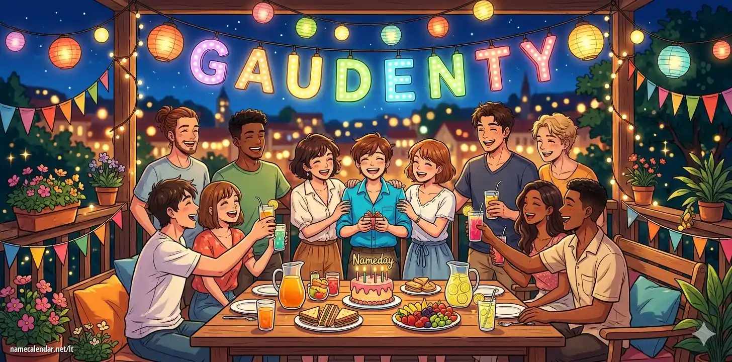 Vardadienio ir vardo šventimas - Gaudenty