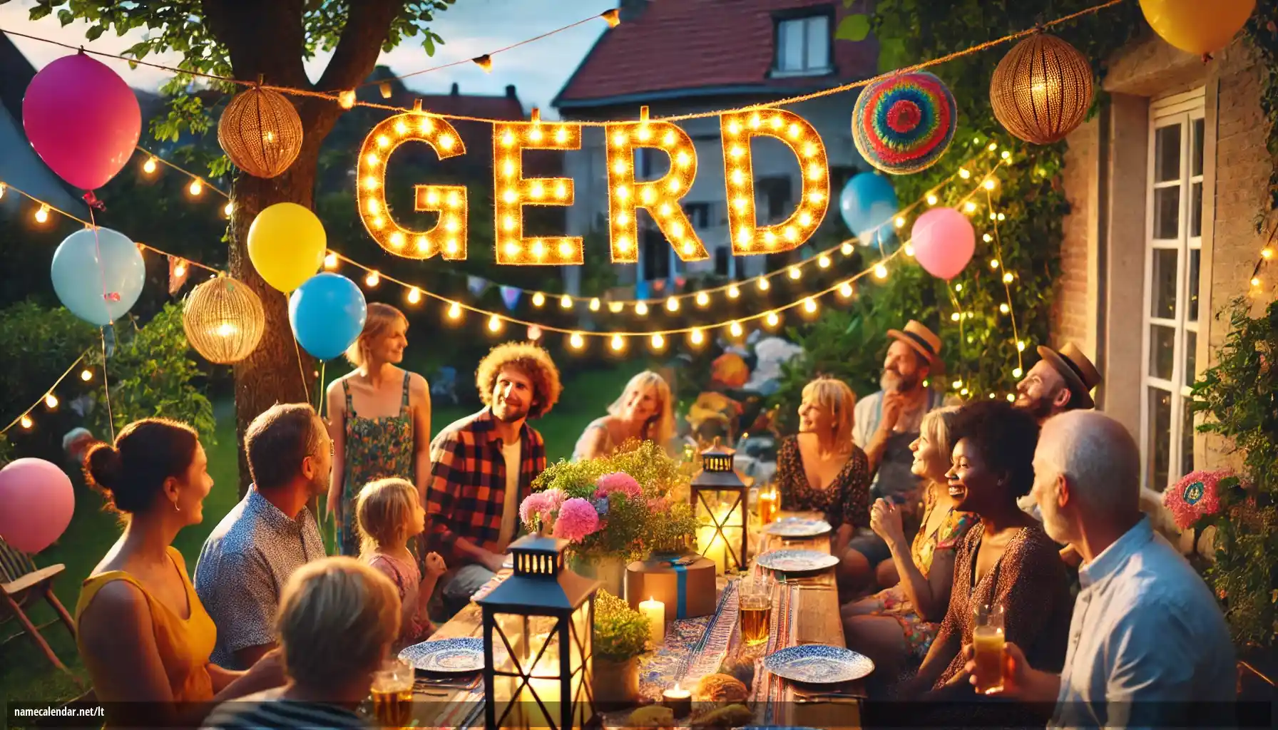 Vardadienio ir vardo šventimas - Gerd