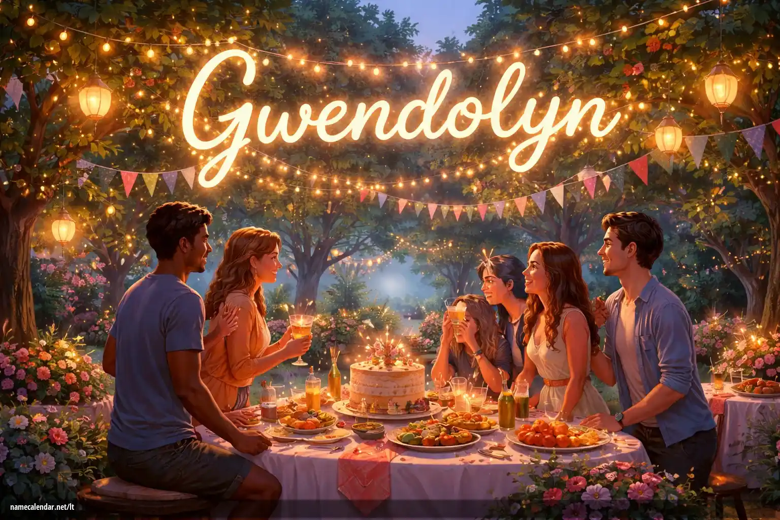 Vardadienio ir vardo šventimas - Gwendolyn