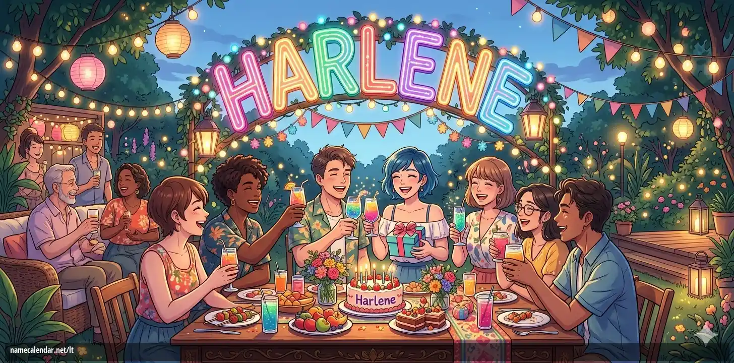 Vardadienio ir vardo šventimas - Harlene