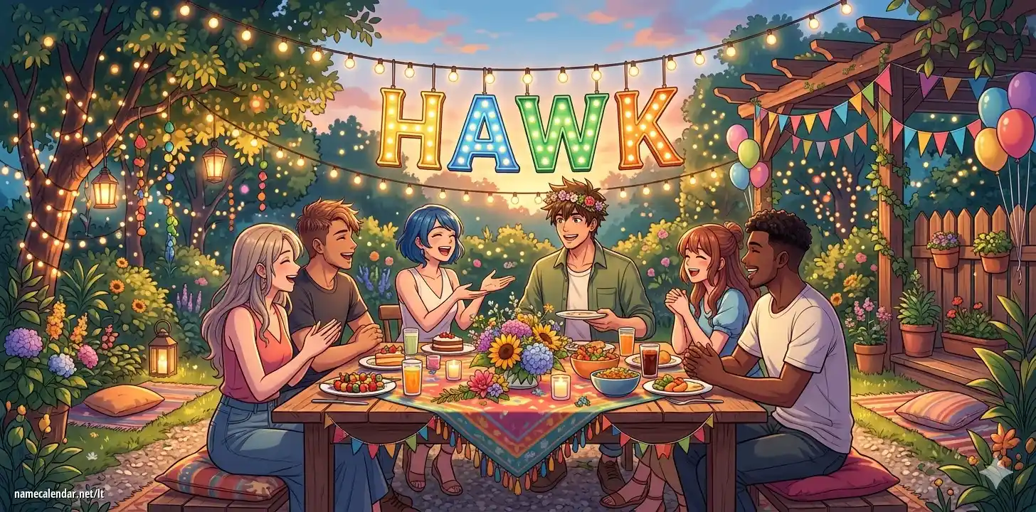 Vardadienio ir vardo šventimas - Hawk