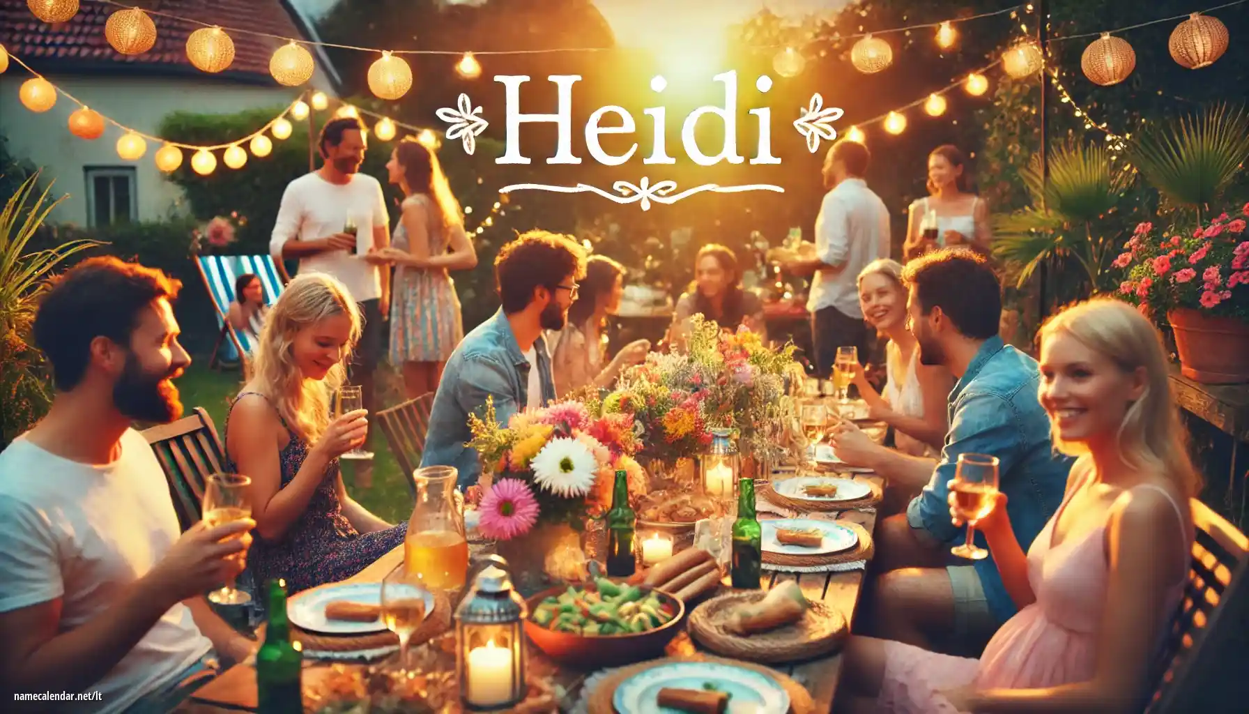 Vardadienio ir vardo šventimas - Heidi
