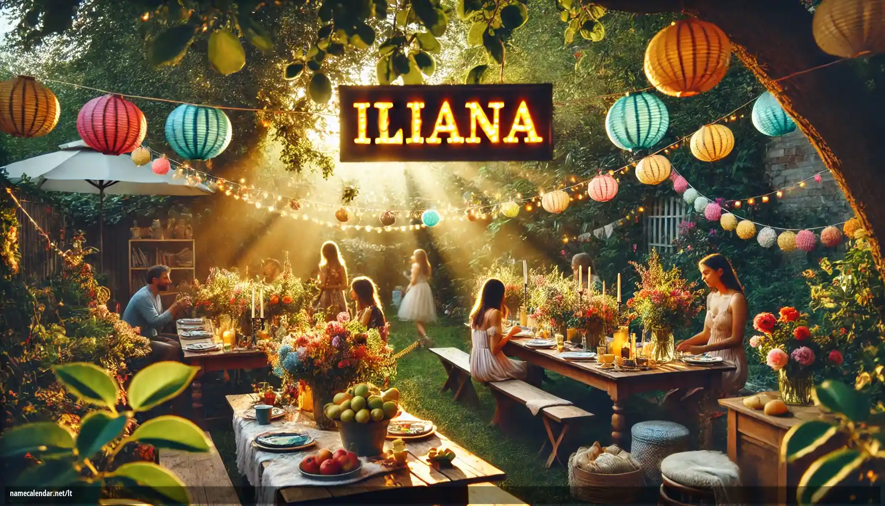 Vardadienio ir vardo šventimas - Iliana