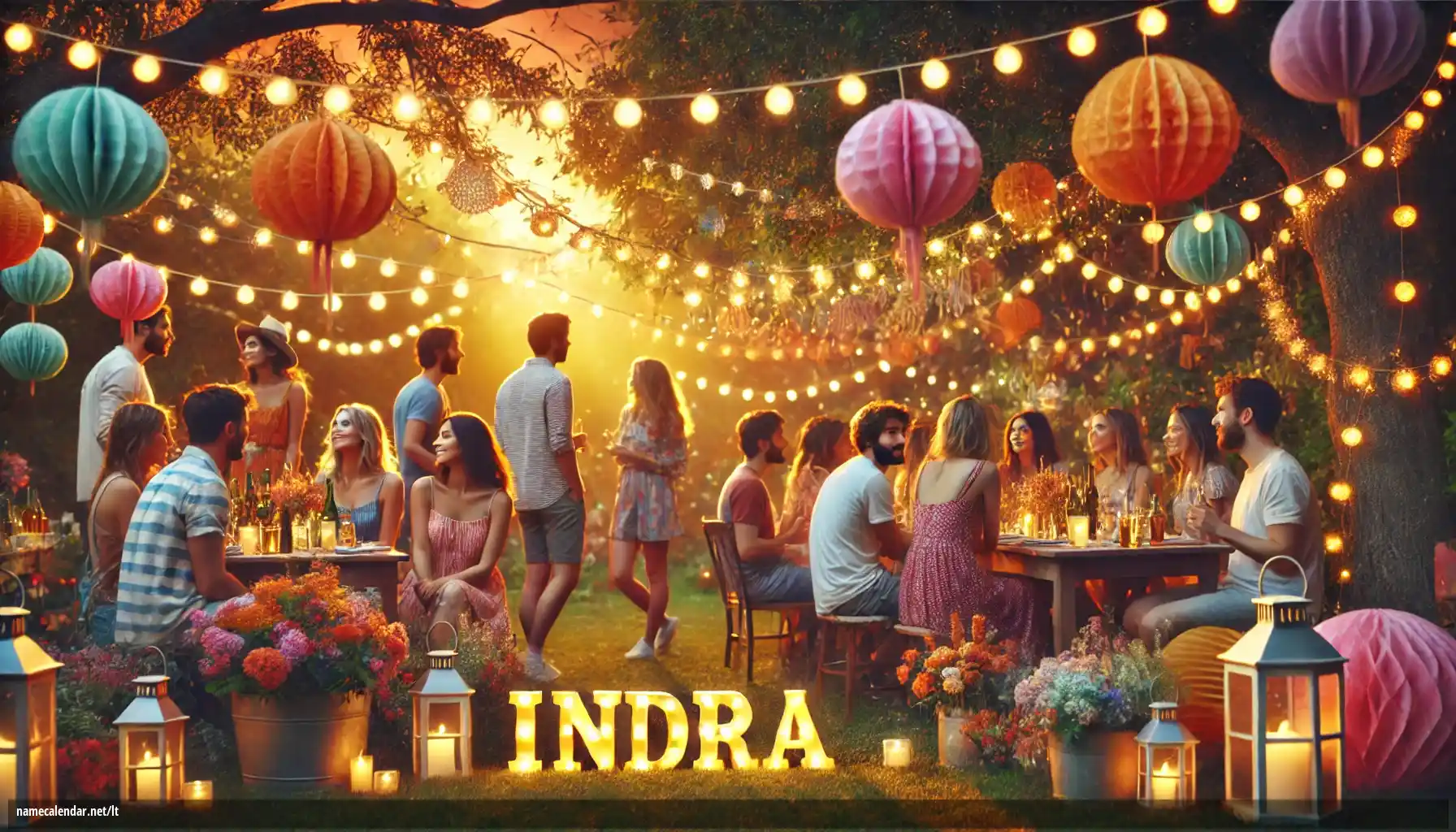 Vardadienio ir vardo šventimas - Indra