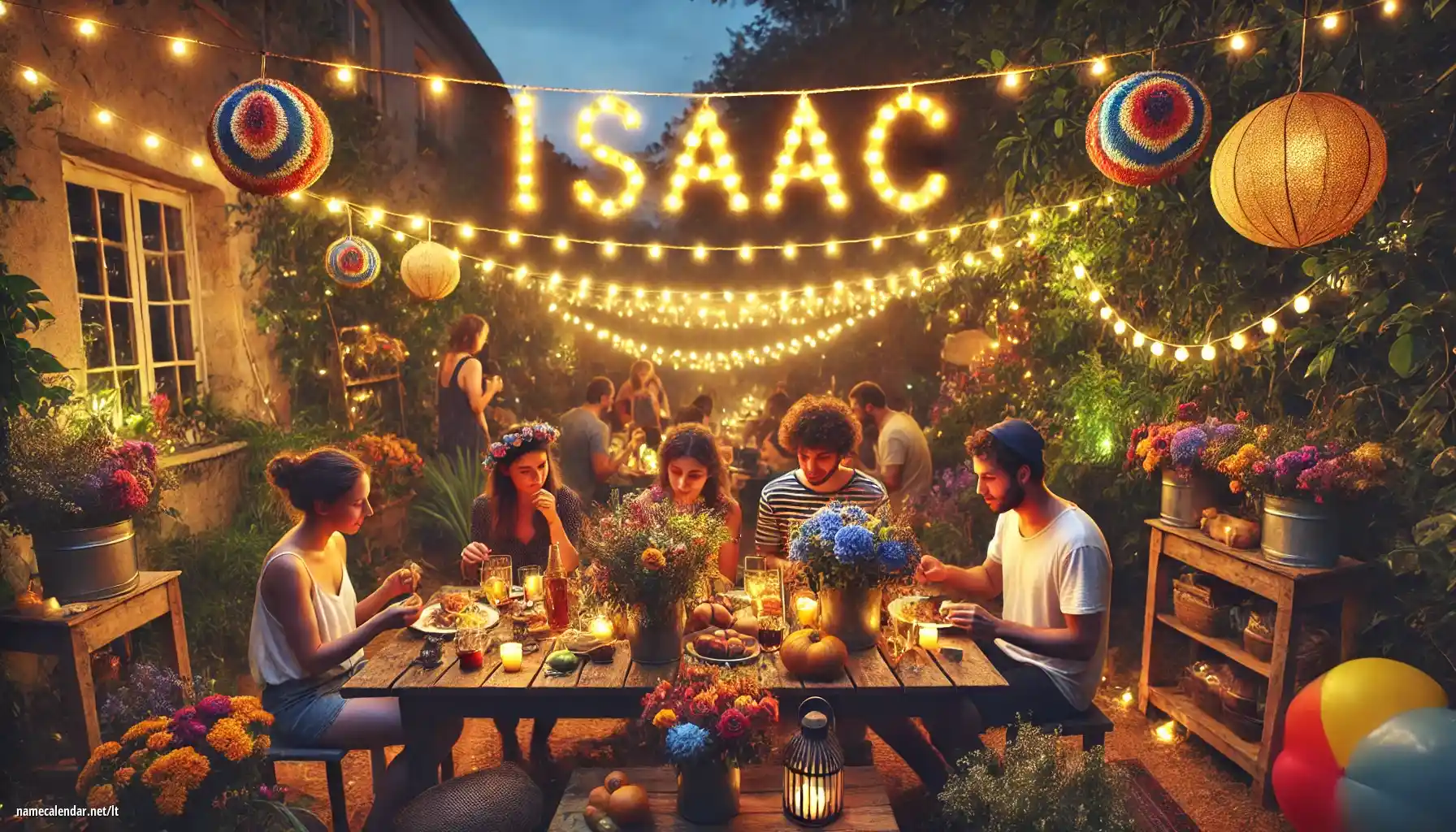 Vardadienio ir vardo šventimas - Isaac