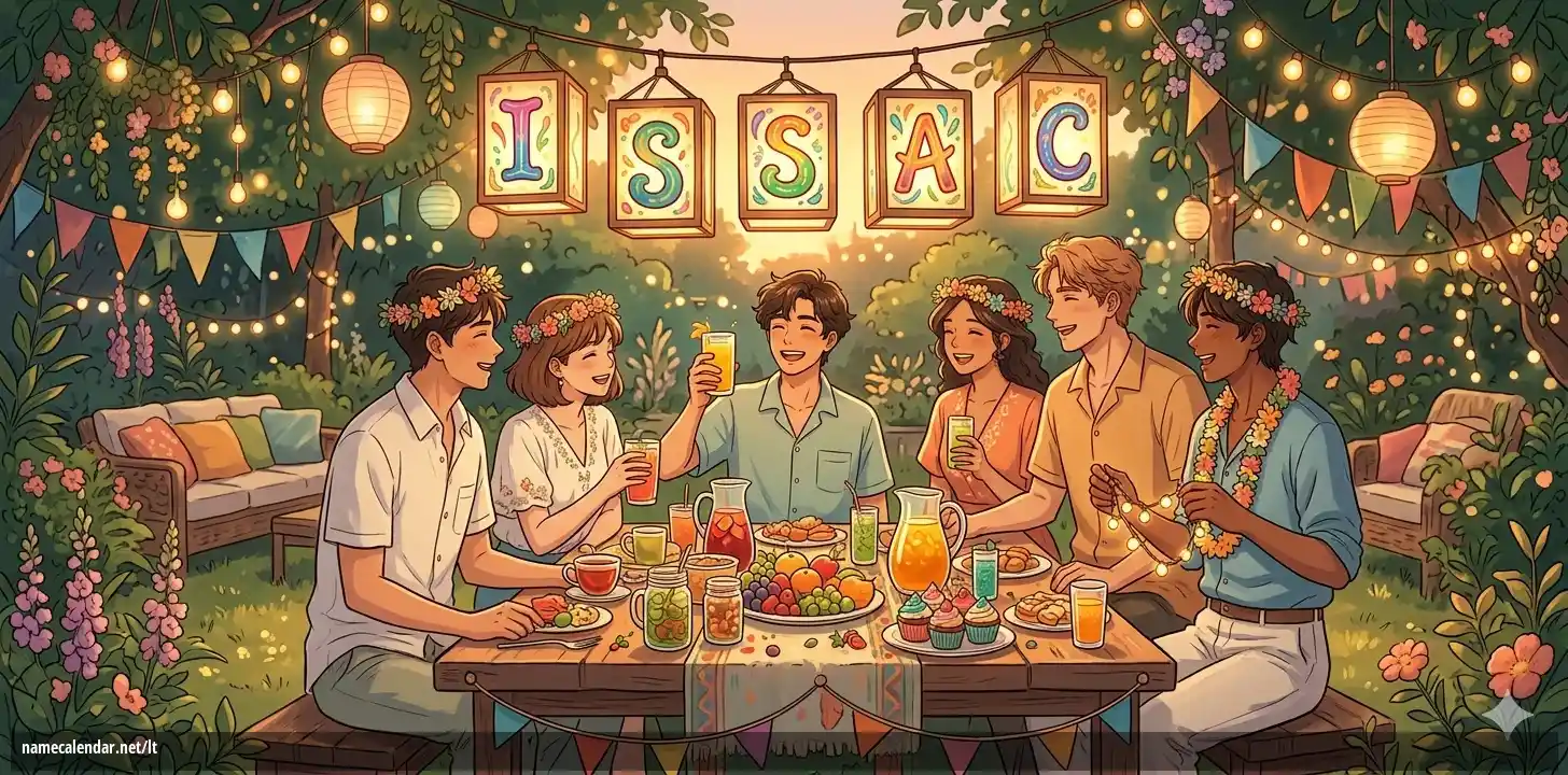 Vardadienio ir vardo šventimas - Issac