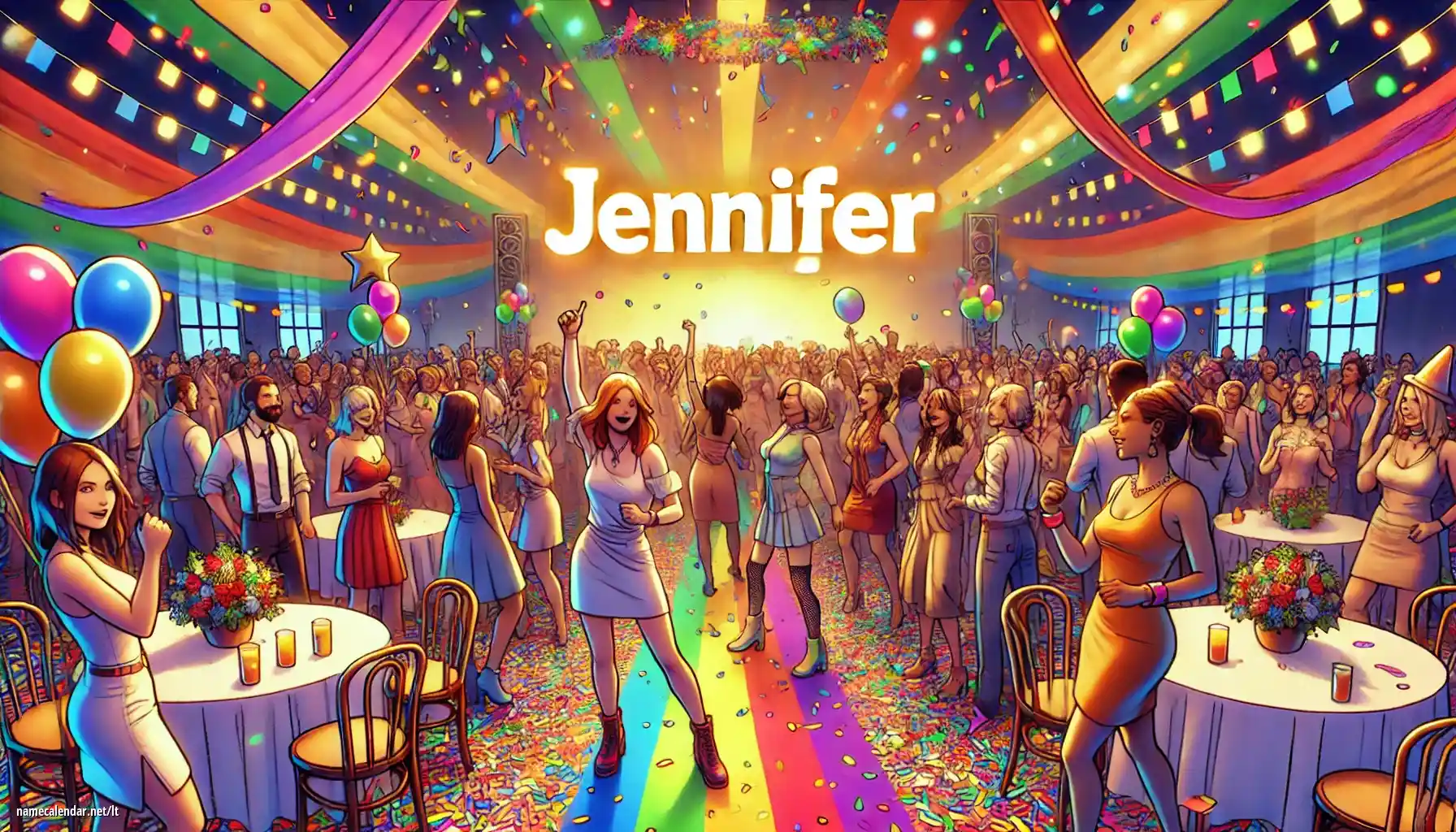 Vardadienio ir vardo šventimas - Jennifer