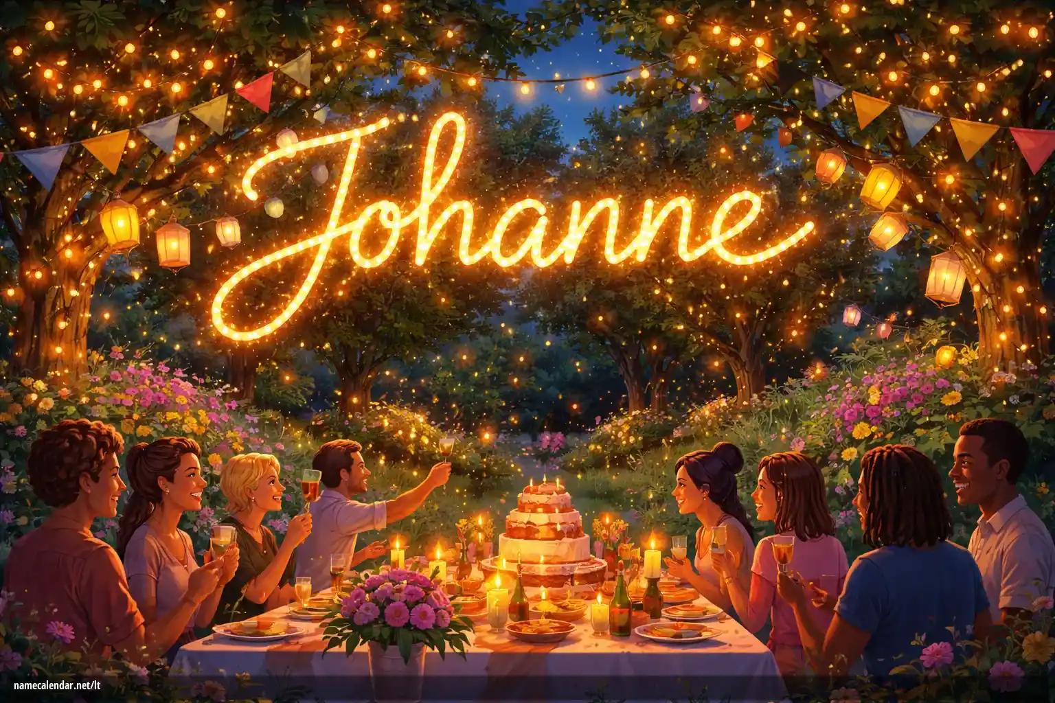 Vardadienio ir vardo šventimas - Johanne