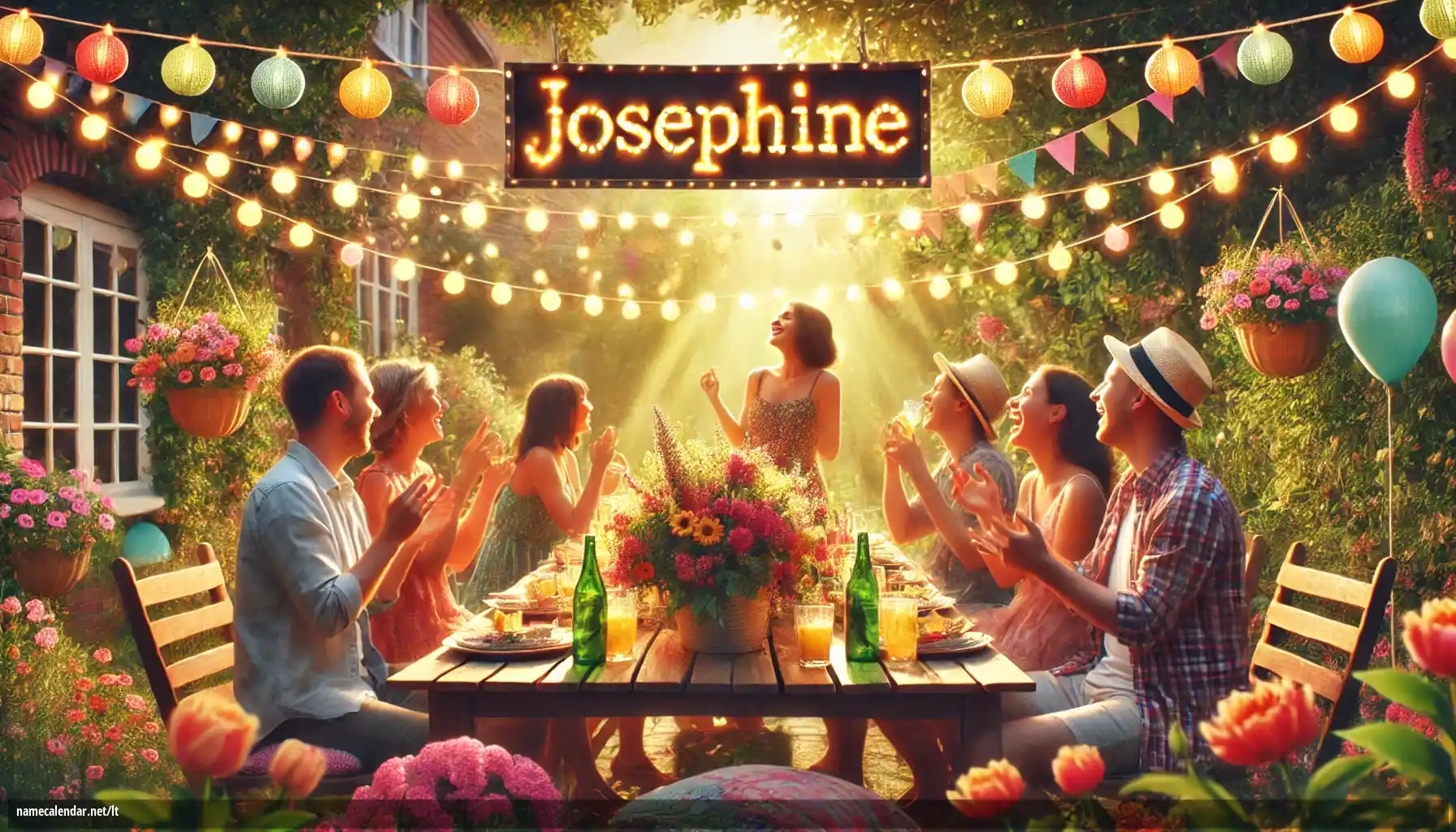 Vardadienio ir vardo šventimas - Josephine