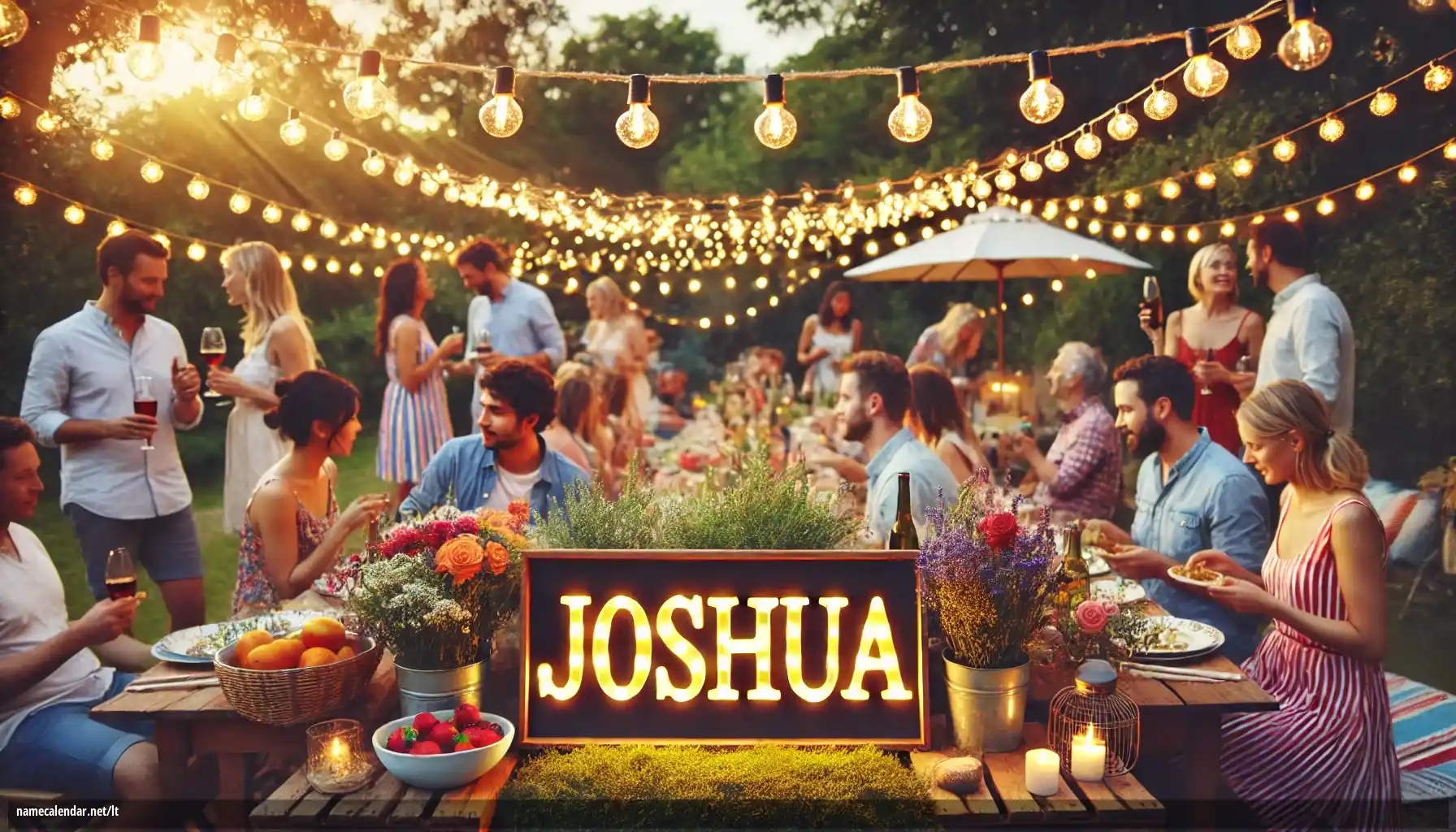 Vardadienio ir vardo šventimas - Joshua