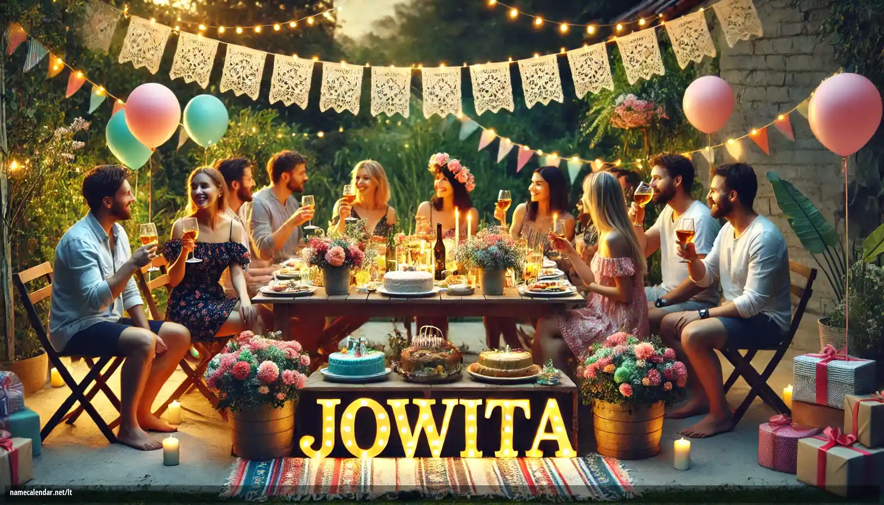 Vardadienio ir vardo šventimas - Jowita