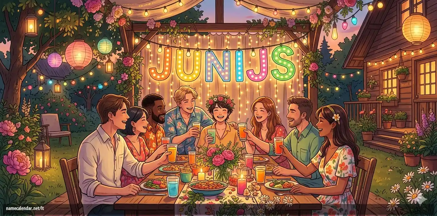 Vardadienio ir vardo šventimas - Junijs