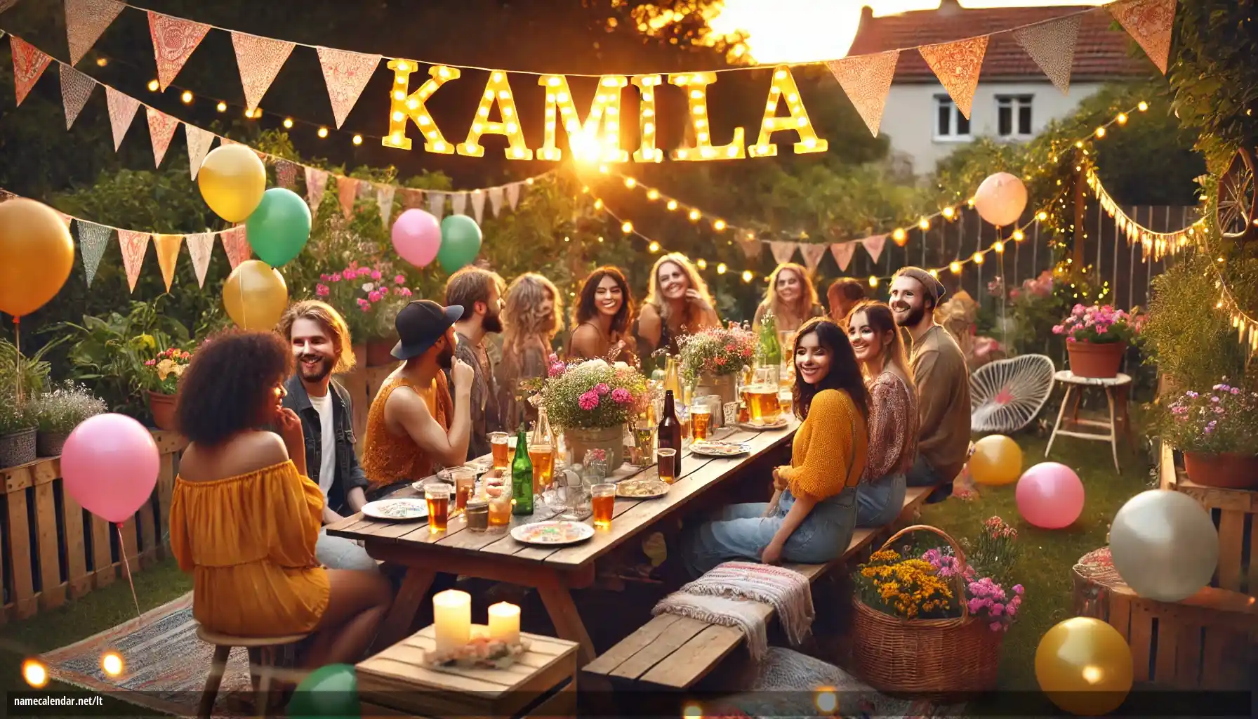 Vardadienio ir vardo šventimas - Kamila