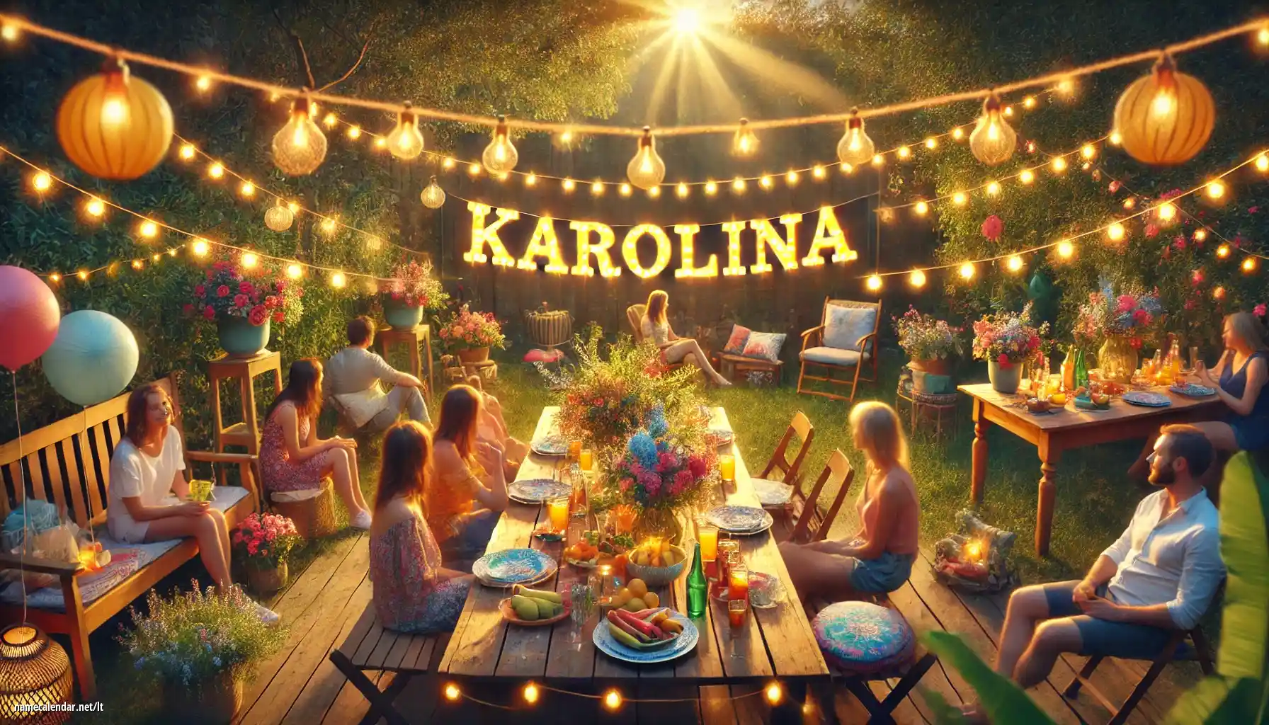 Vardadienio ir vardo šventimas - Karolína