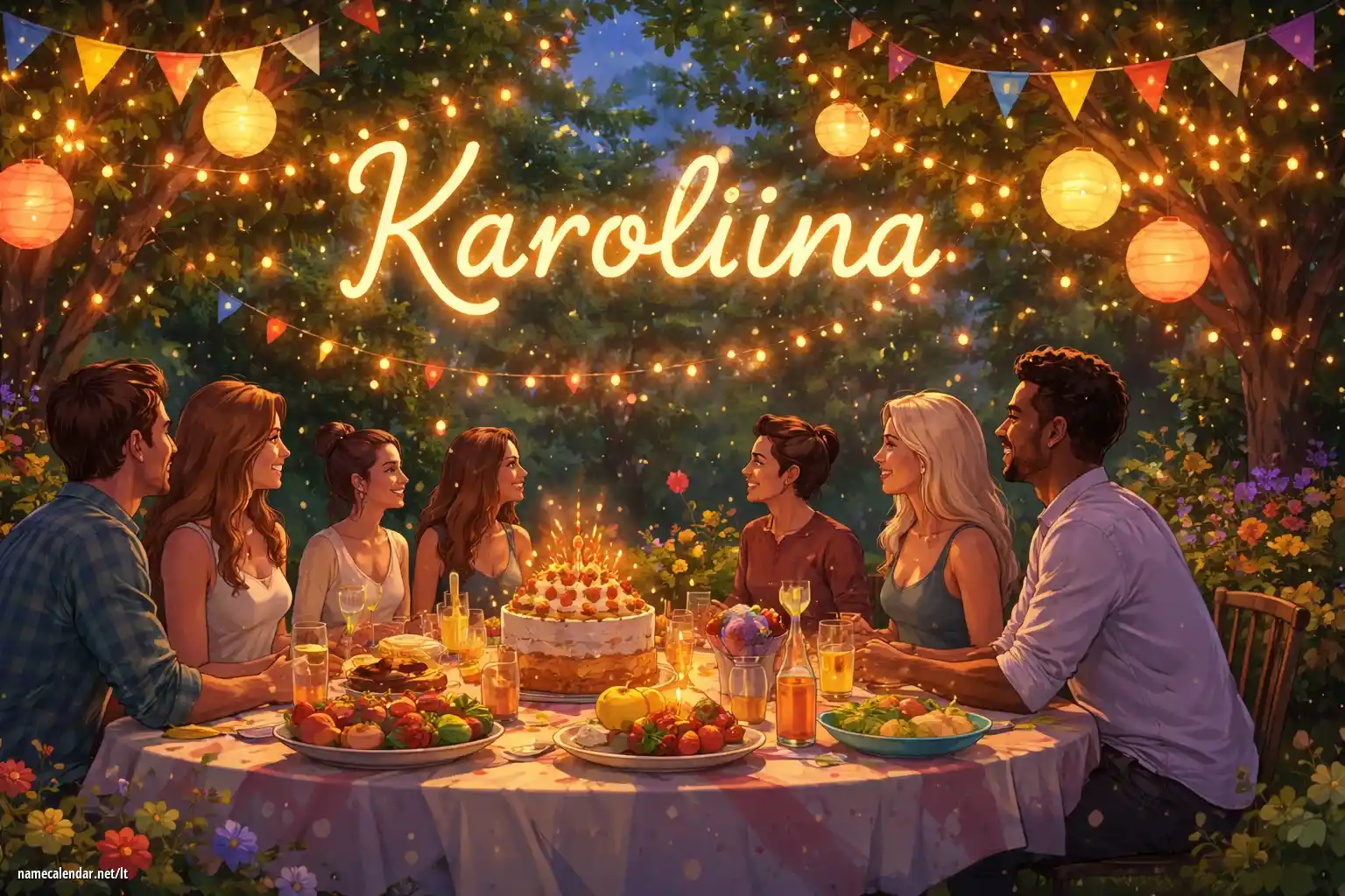 Vardadienio ir vardo šventimas - Karoliina