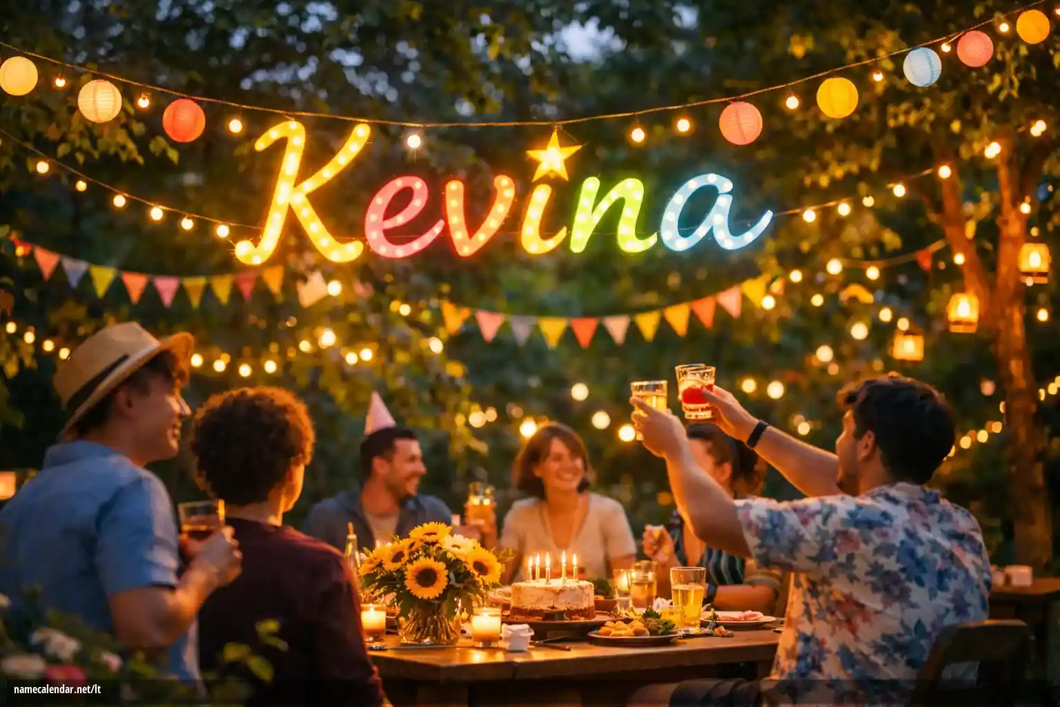 Vardadienio ir vardo šventimas - Kevina