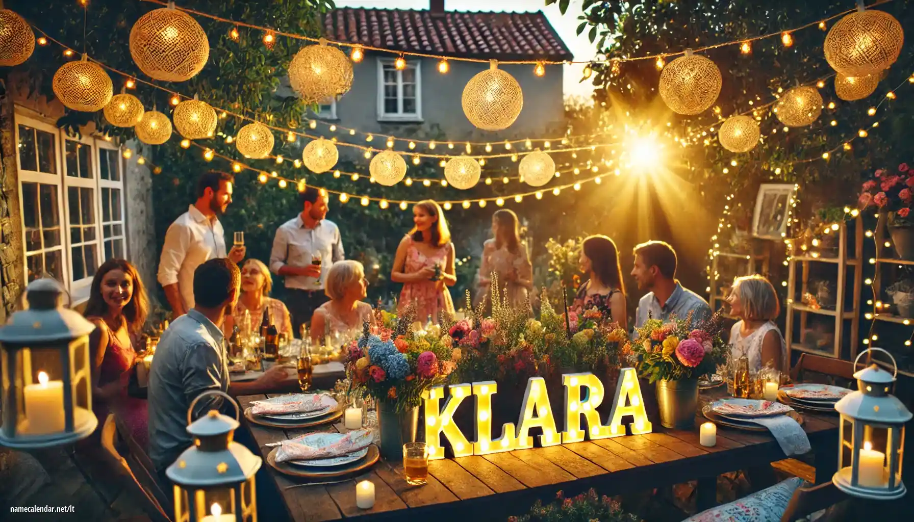 Vardadienio ir vardo šventimas - Klára