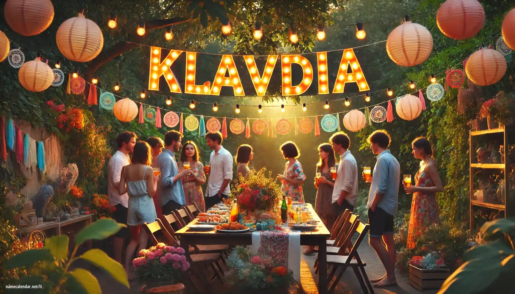 Vardadienio ir vardo šventimas - Klavdia