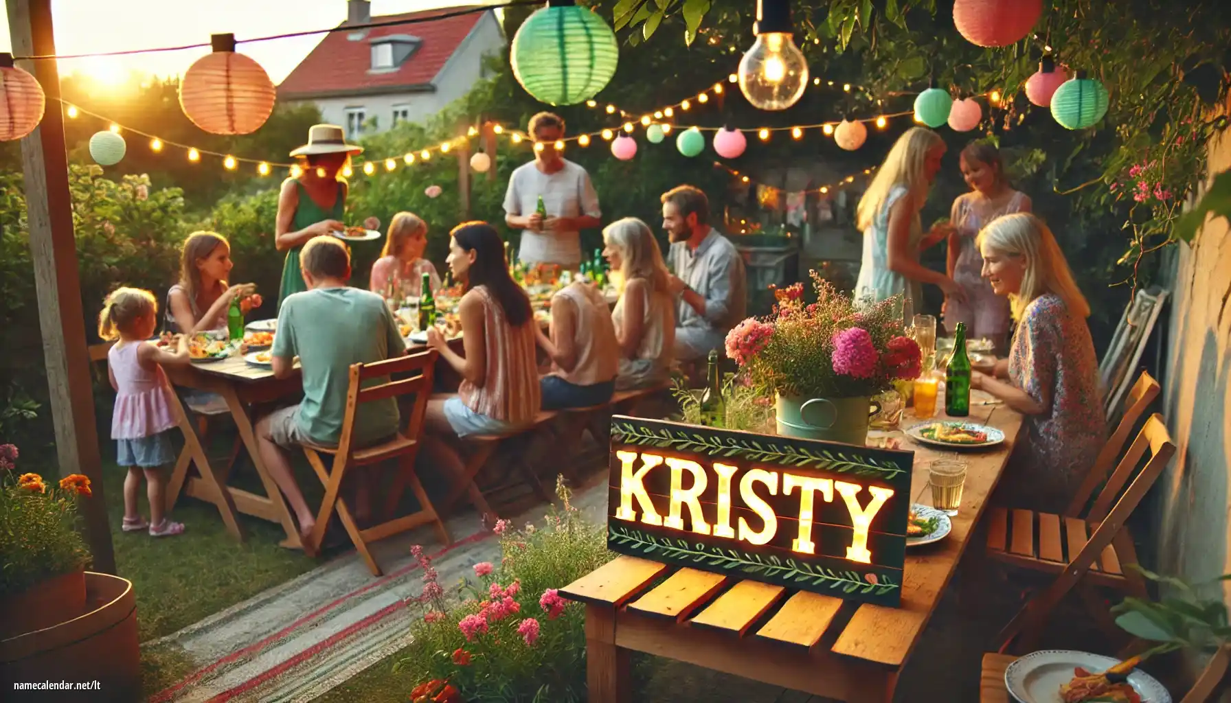 Vardadienio ir vardo šventimas - Kristy