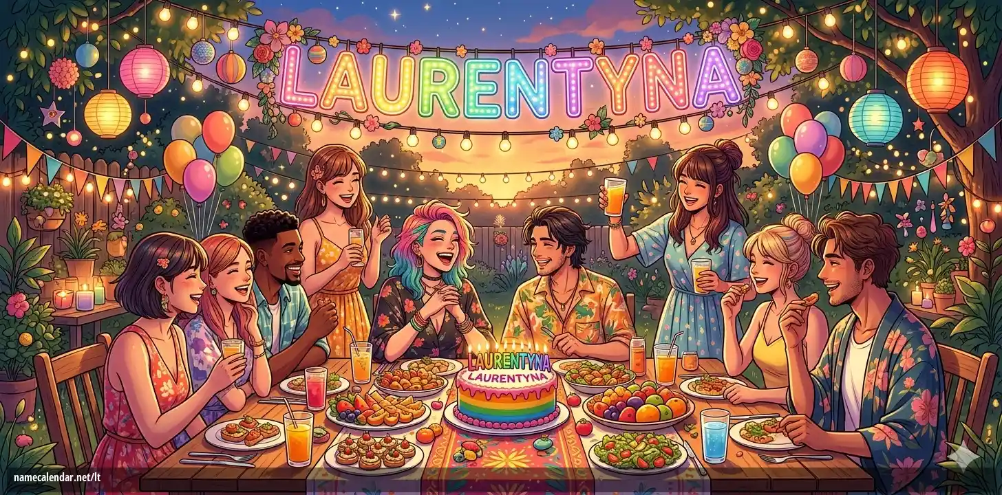 Vardadienio ir vardo šventimas - Laurentyna