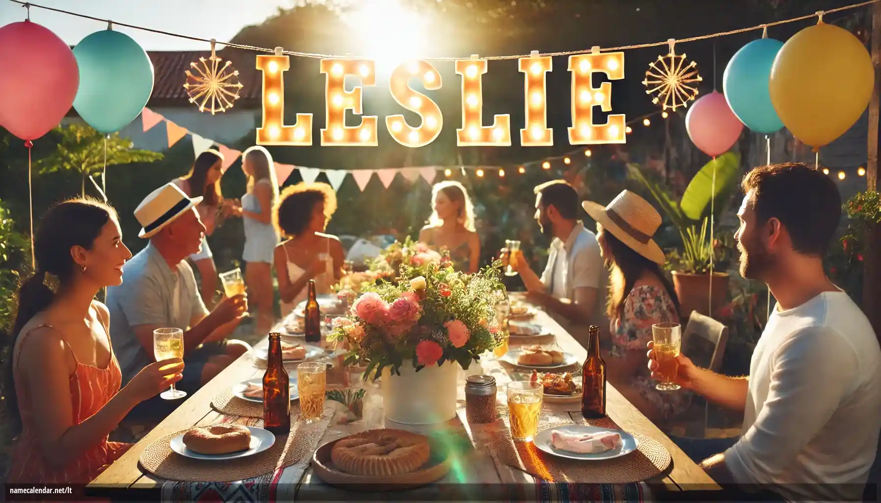 Vardadienio ir vardo šventimas - Leslie