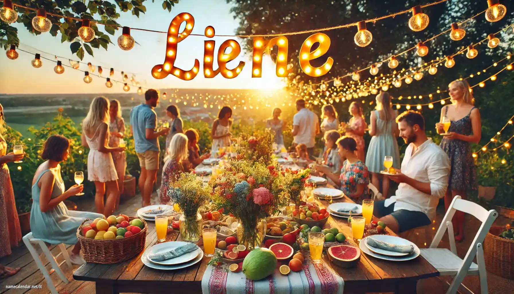 Vardadienio ir vardo šventimas - Liene