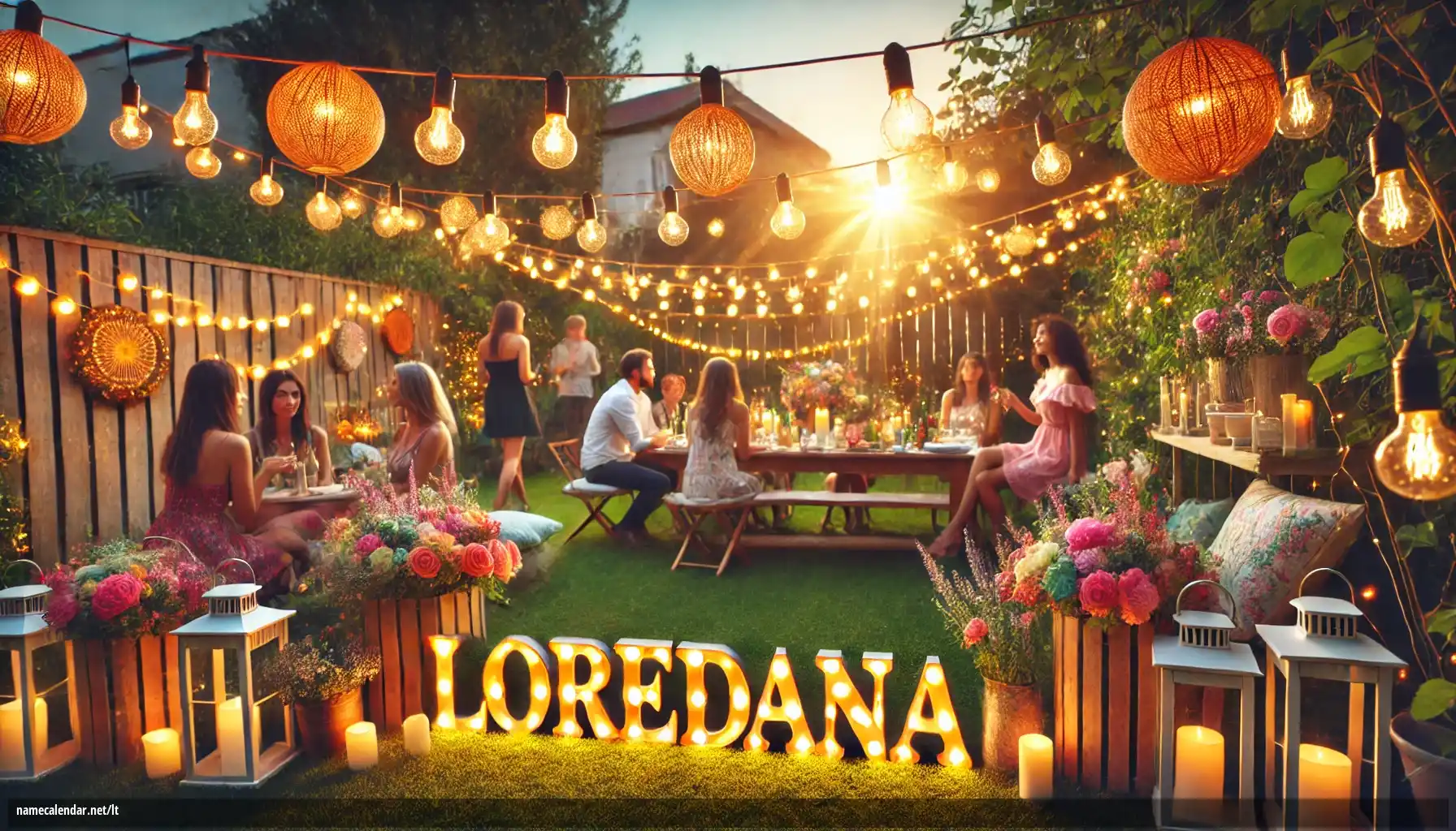 Vardadienio ir vardo šventimas - Loredana