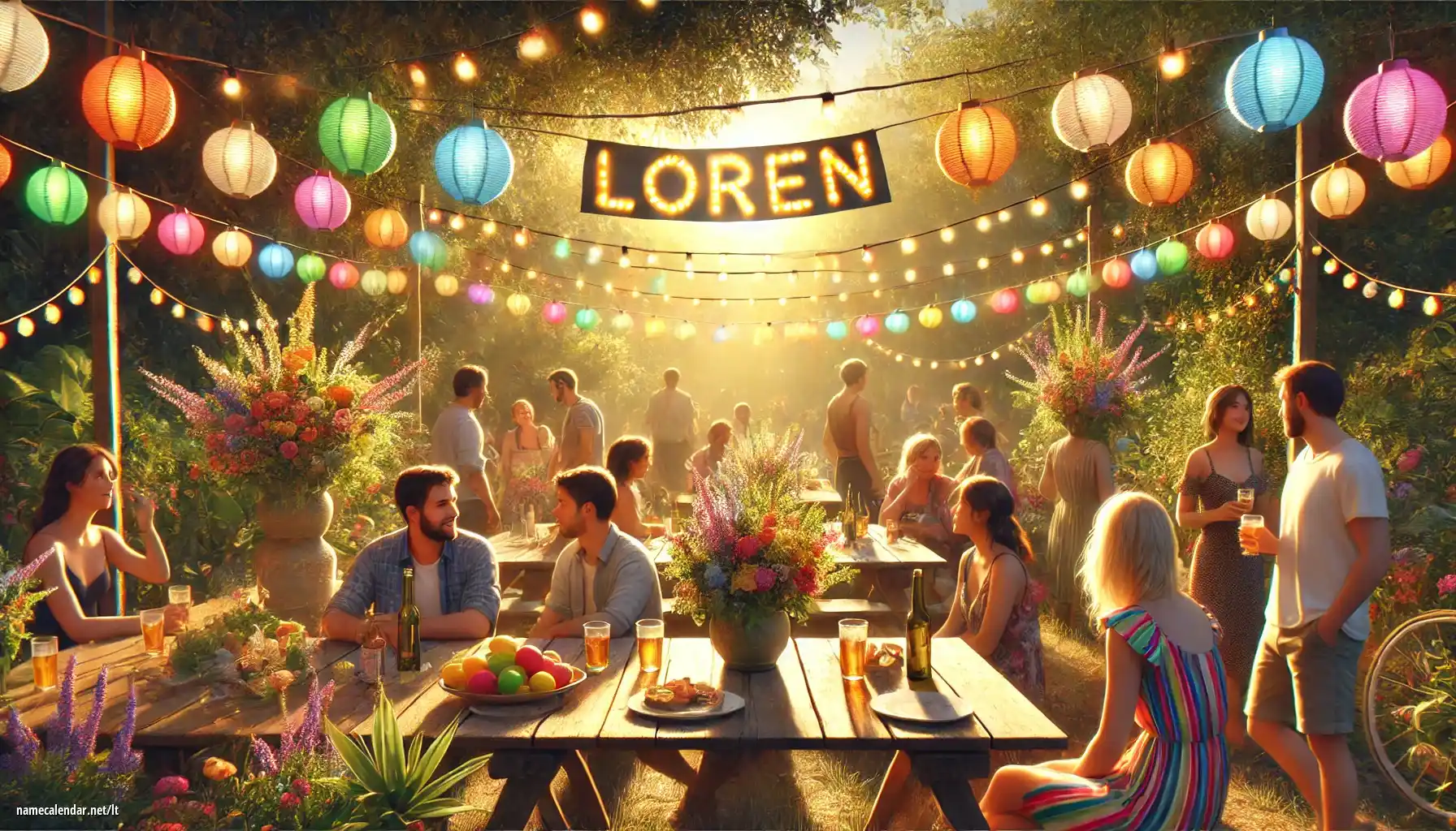 Vardadienio ir vardo šventimas - Loren