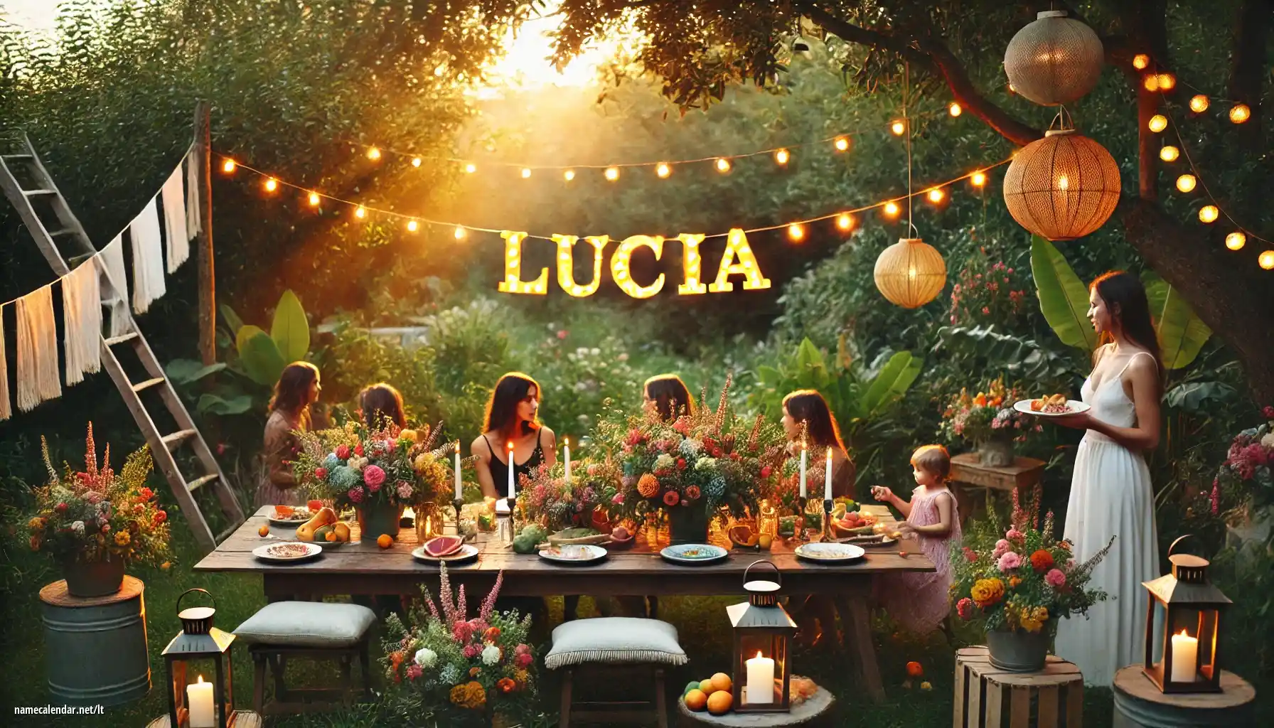 Vardadienio ir vardo šventimas - Lucía