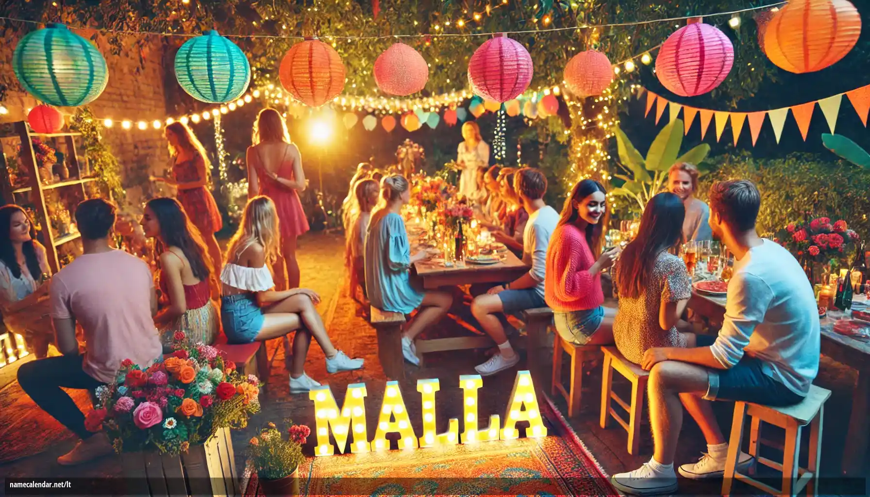 Vardadienio ir vardo šventimas - Malla