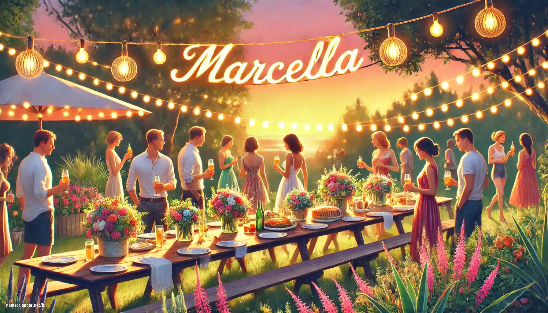 Vardadienio ir vardo šventimas - Marcella